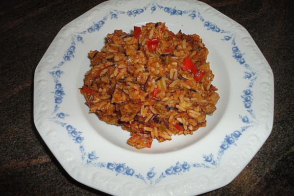 Jambalaya with Chicken and Crab