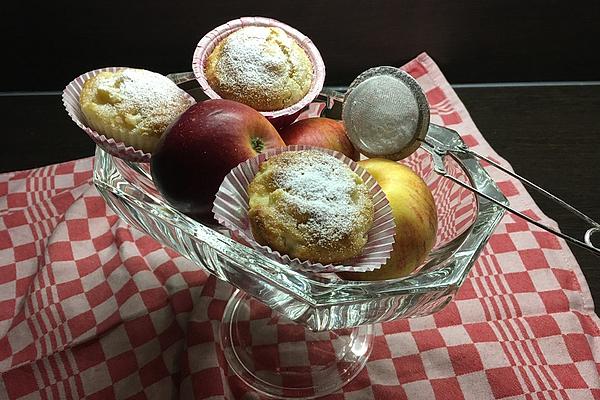 Juicy Apple Muffins with Fine Note Of Cinnamon