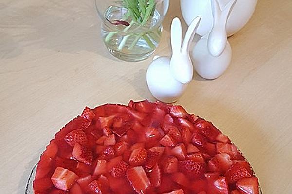 Juicy Strawberry Cake Without Flour and Sugar