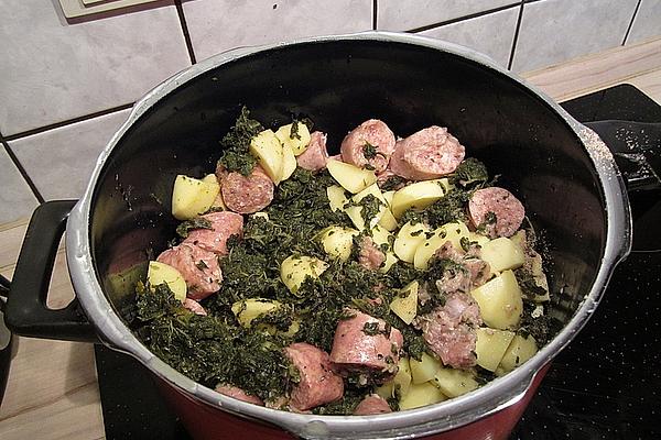 Kale Stew in Pressure Cooker
