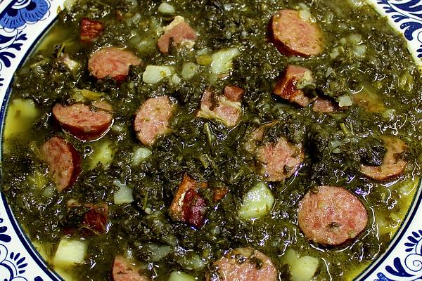 Kale Stew with Cabanossi