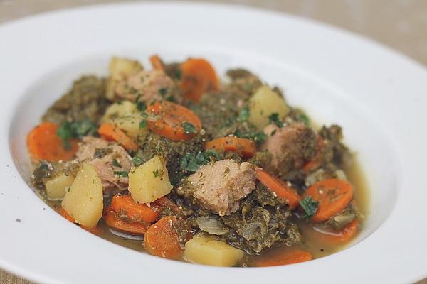 Kale Stew with Smoked Pork