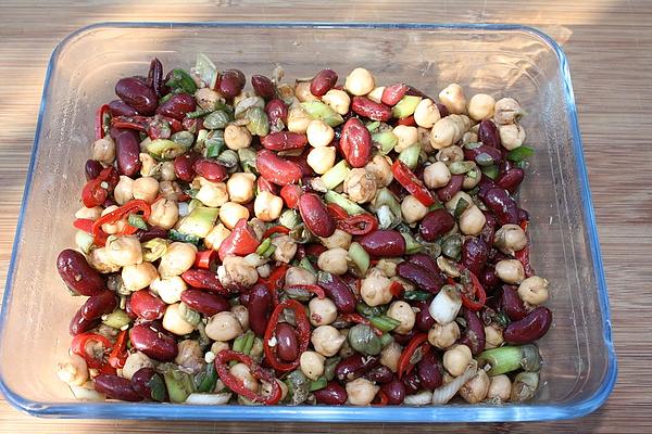 Kidney Bean and Chickpea Salad