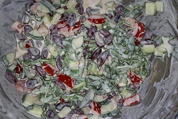 Kidney Bean Yogurt Salad