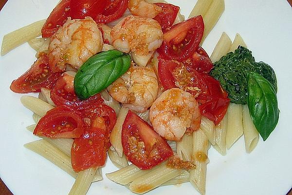 King Prawns with Basil Oil