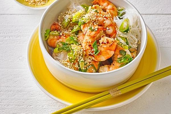 King Prawns with Spring Onions