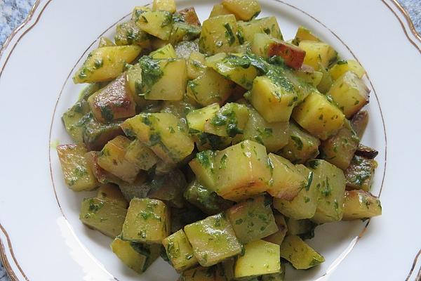 Kohlrabi Potatoes with Wild Garlic