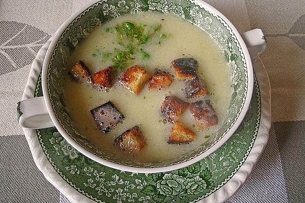 Kohlrabi Soup with Cress