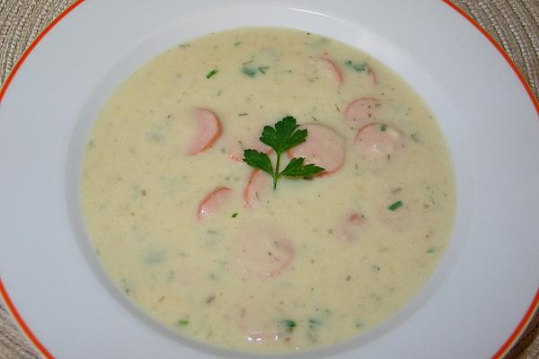 Kohlrabi Soup with Parsley