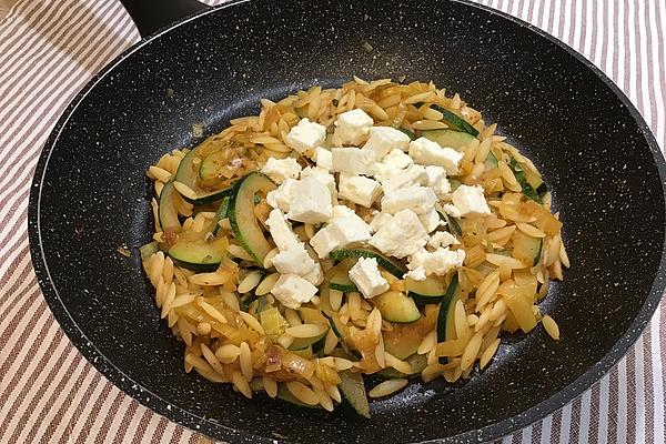 Kritharaki Feta Pan