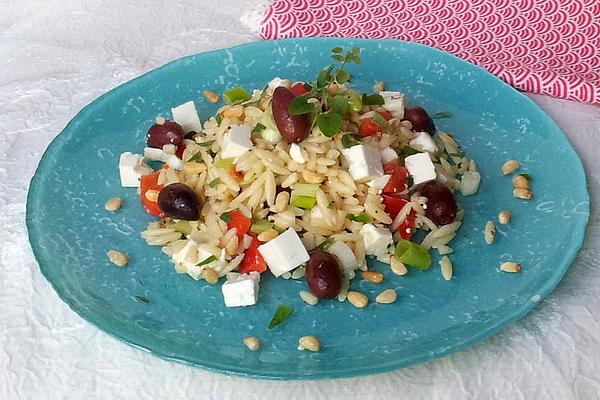 Kritharaki Salad Greek Inspired