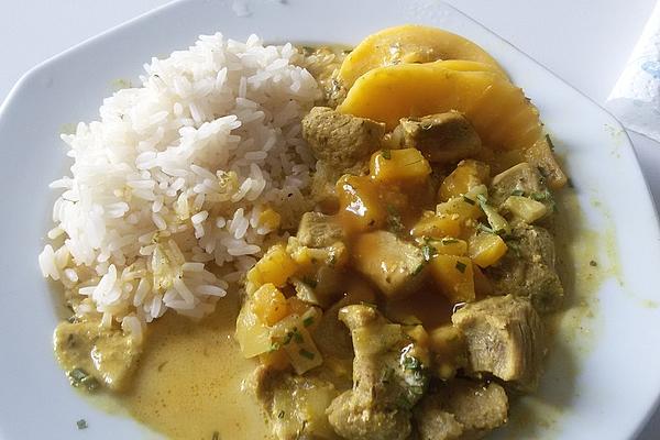 Lamb Curry with Almonds and Mango