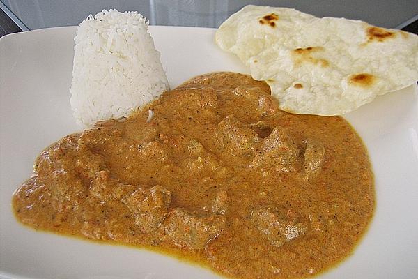 Lamb Korma with Chapatis