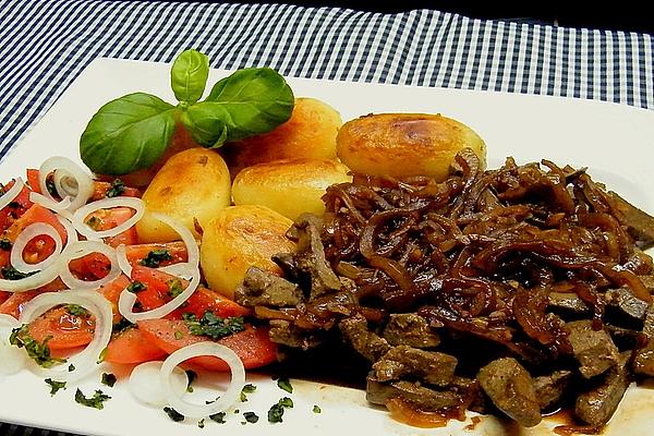 Lamb Liver in Marsala – Onion – Sauce