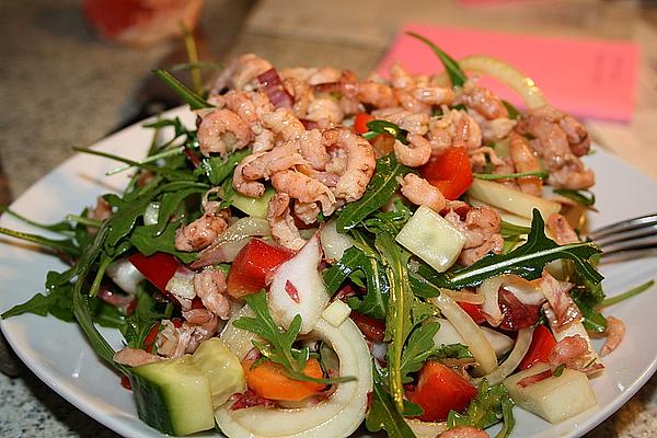 Large Mixed Salad with North Sea Shrimps