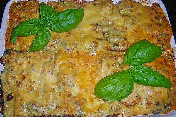 Lasagna with Spinach and Minced Meat