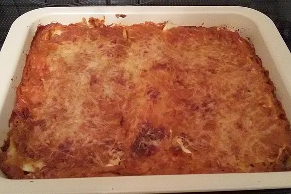 Lasagne with Lentil Bolognese