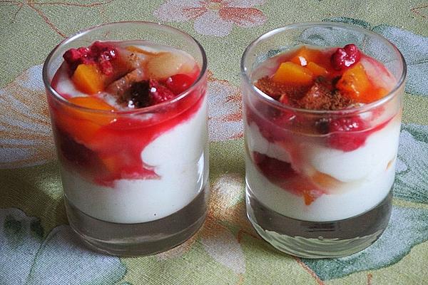 Layered Fruit and Vanilla Curd Dream