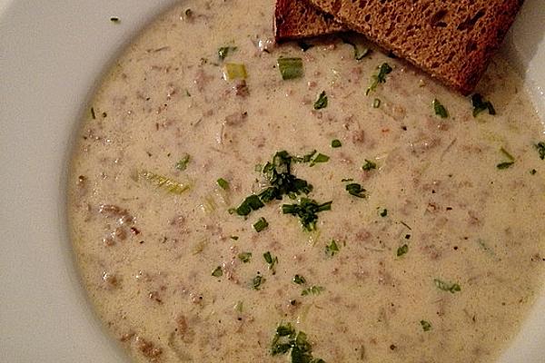 Leek and Cheese Soup