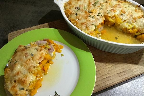 Leek and Pumpkin Casserole