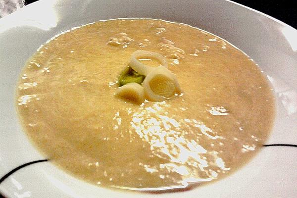 Leek Soup with Crabs