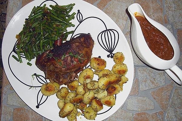 Leg Of Lamb in Roman Pot