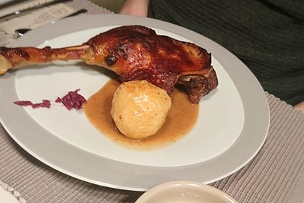Legs Of Goose with Plum-ginger Sauce