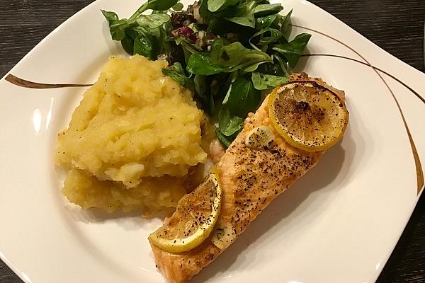 Lemon and Garlic Salmon from Oven