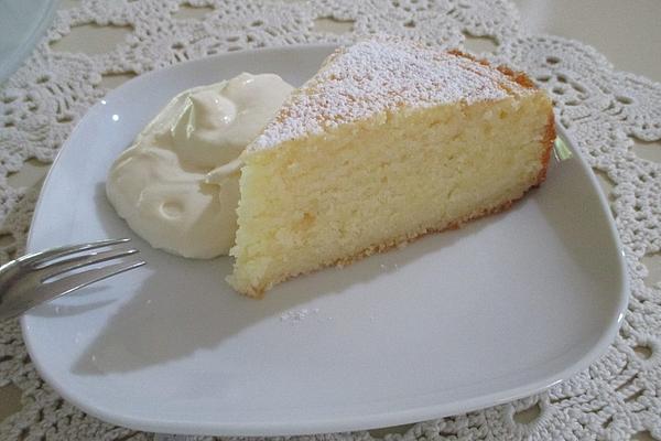 Lemon Semolina Cake with Sour Cream