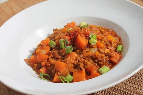 Lentil and Coconut Soup with Chilli