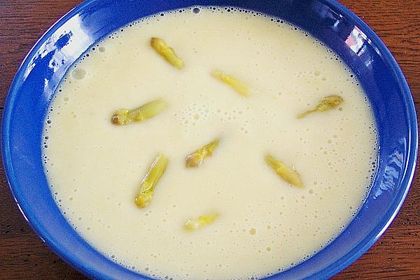 Light Asparagus Soup with Honey Mustard