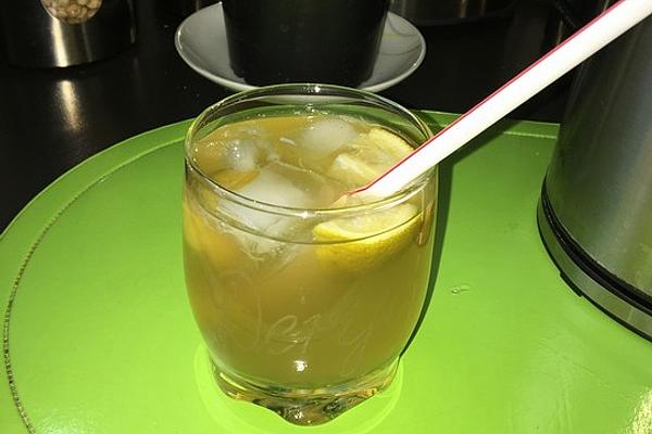 Lime Iced Tea (made from Fresh Limes)