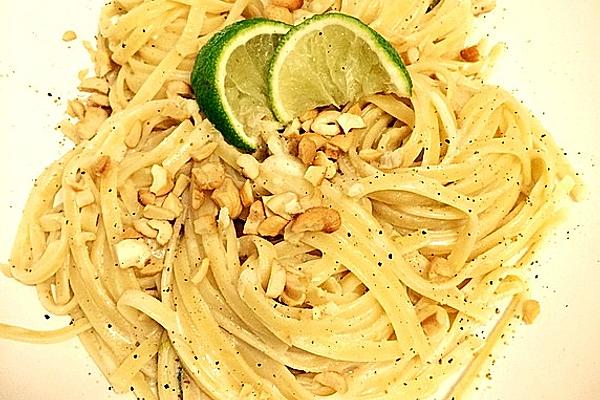 Linguine with Coconut-lime Sauce