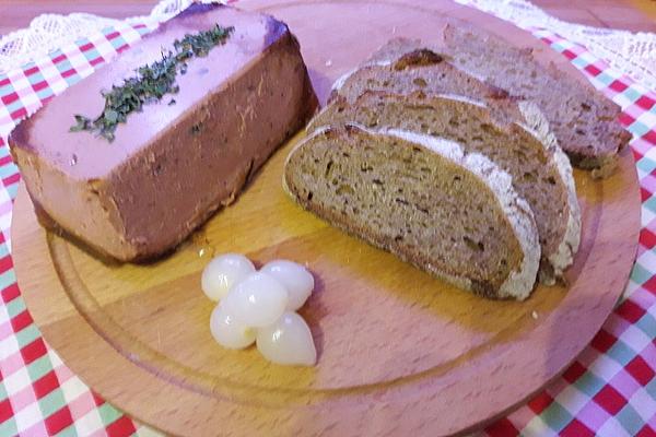 Liver Pate with Porcini Mushrooms, Herbs and Olive Oil