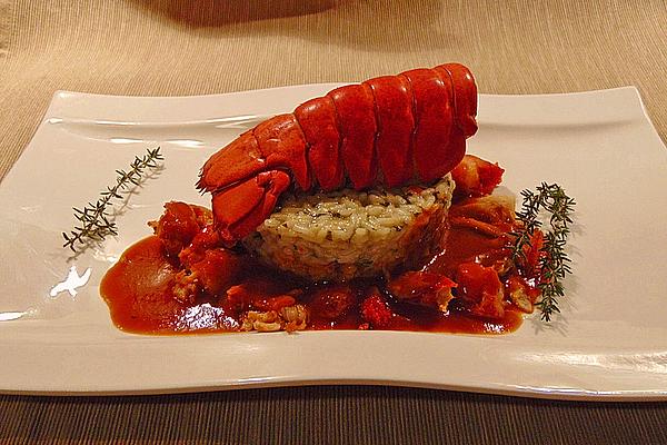 Lobster Ragout with Rocket – Risotto