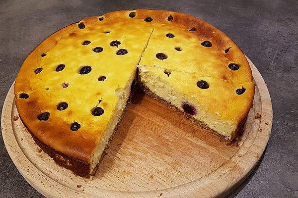 Low Carb Cheesecake with Blueberries