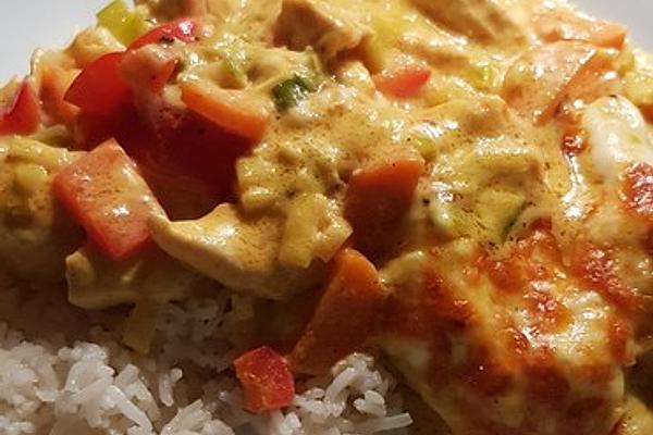 Low Carb Chicken Curry Casserole