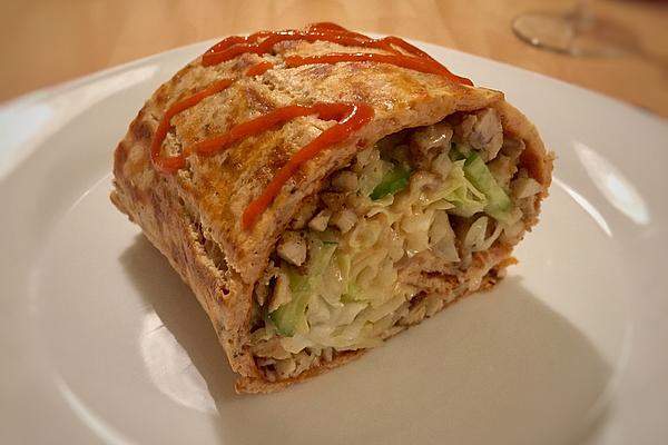 Low-carb Chicken Kebab Roll