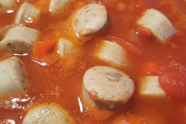 Low Carb Currywurst Soup