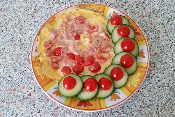 Low-carb ham and Cheese Omelette