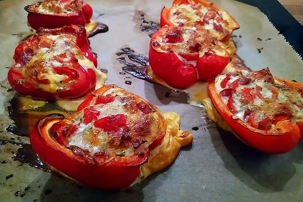 Low Carb Pizza Peppers