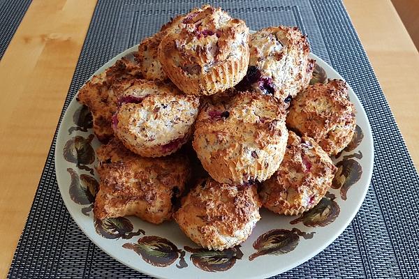 LowCarb Muffins with Berries