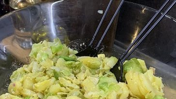 Potato Salad with Sprouts