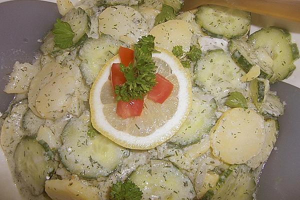 Lukewarm Potato Cucumber Salad