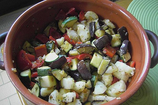 Lukewarm Ratatouille Salad
