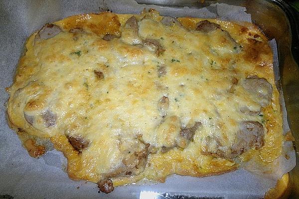 Lung Roast, Gratinated with Cheese Cream