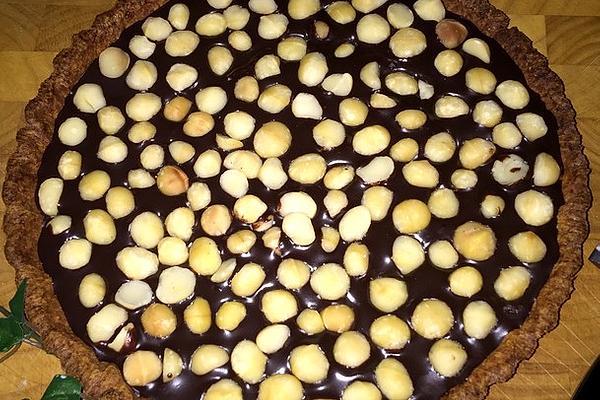 Macadamia Chocolate Tart