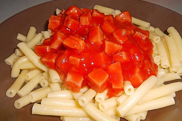 Macaroni with Tomato Sauce Ossi Style