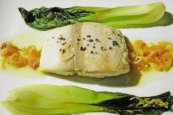 Mahi – Mahi in Miso Butter with Steamed Pak Choi