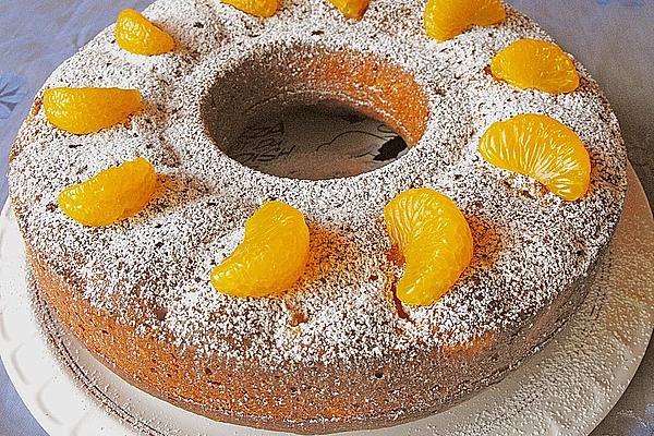 Mandarins – Eggnog Cake